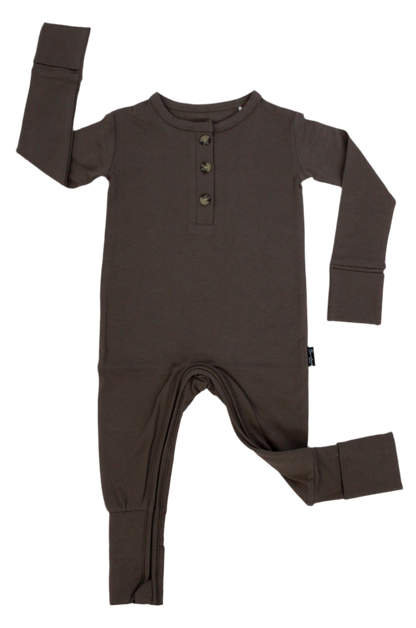 Morel Long Sleeve Henley Romper